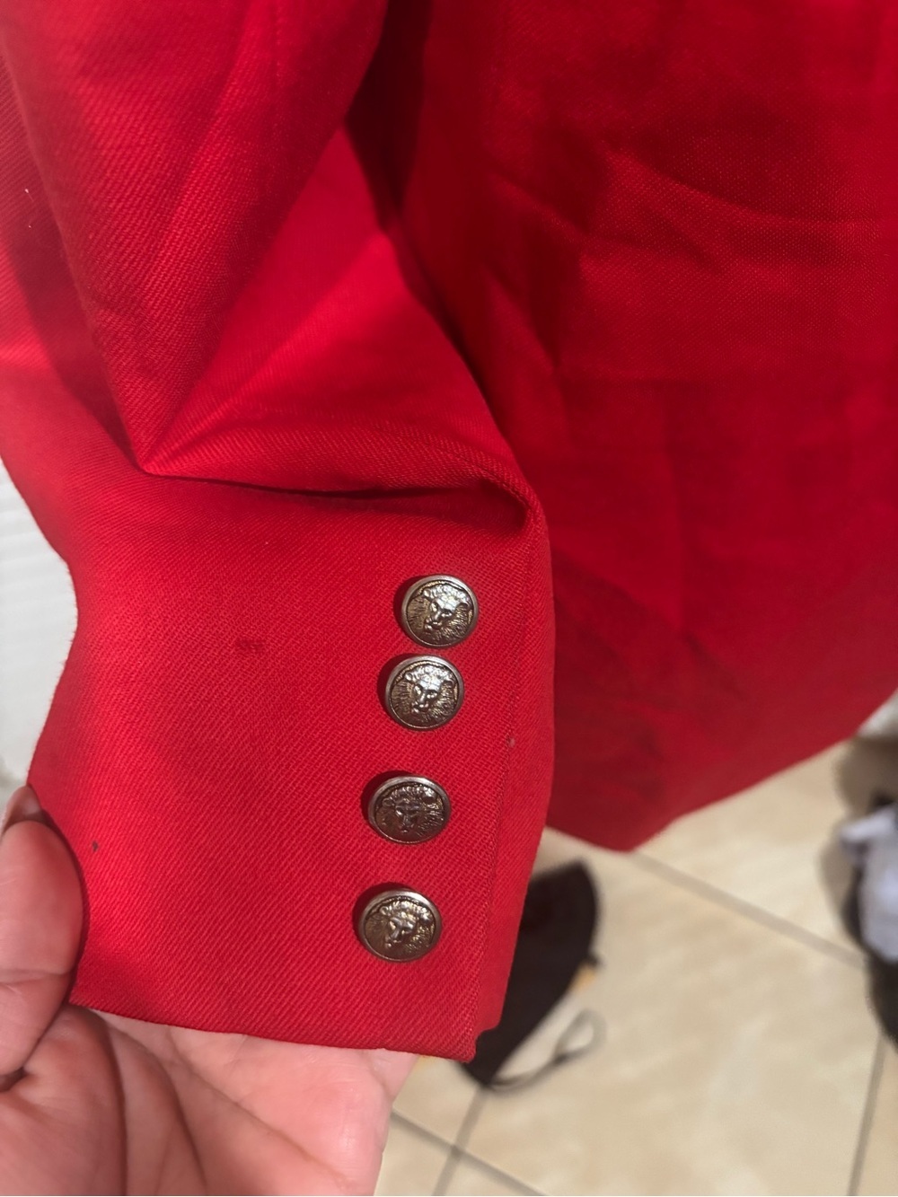 Pendleton Red Single-Button Blazer - Picture 6 of 7